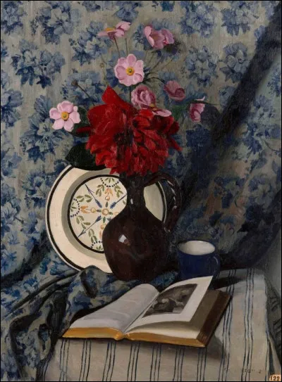 Qui a peint "Les Dahlias rouges" ?