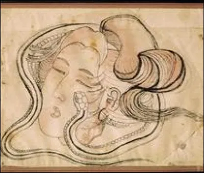 Qui a peint "Tête de la femme serpent" ?