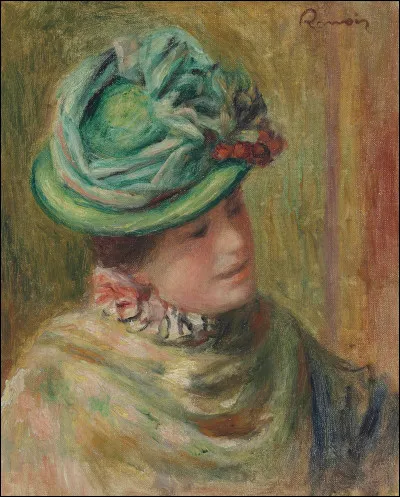 Qui a représenté "Jeanne Baudot en chapeau vert" ?