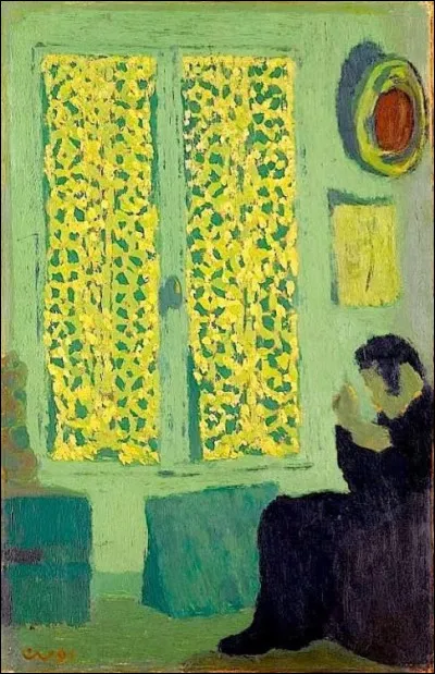 Qui est le peintre de "L'Intérieur vert" ?