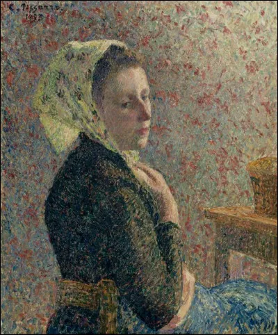 Qui est l'auteur de la toile "Femme au fichu vert" ?