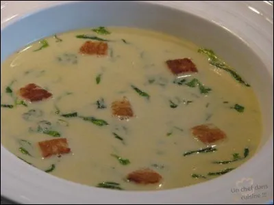 Quel velouté est à base de laitue ?
