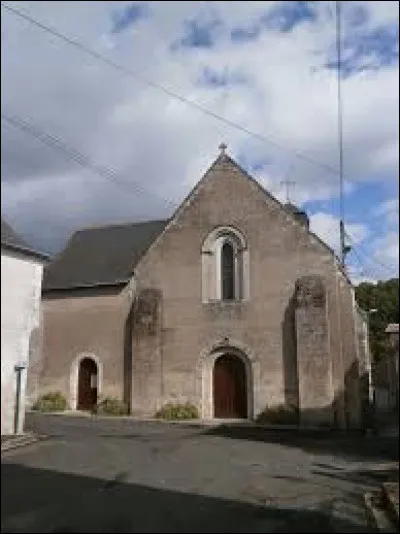 Vous avez sur cette image l'&eacute;glise Sainte-Luce de Luzill&eacute;. Commune Tourangelle, elle se situe en r&eacute;gion ...