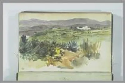 Qui a peint "Paysage près de Tanger" ?