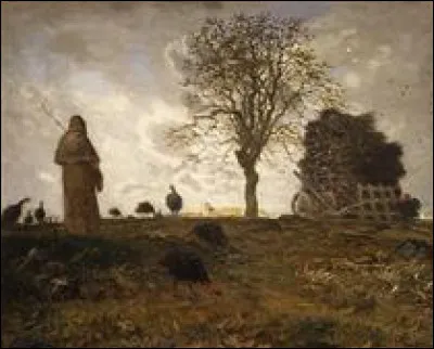 Qui a peint "Paysage d'automne avec un troupeau de dindes" ?