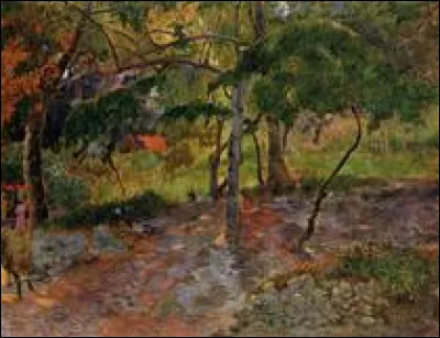 Qui a peint "Paysage tropical, Martinique" ?