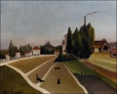 Qui a peint "Paysage avec usine" ?