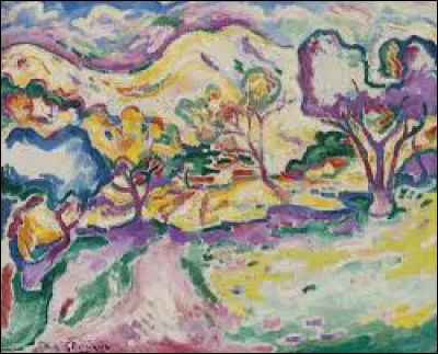 Qui a peint "Paysage à La Ciotat" ?