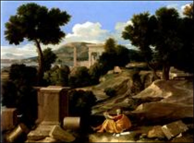 Qui a peint "Paysage avec Saint-Jacques à Patmos" ?