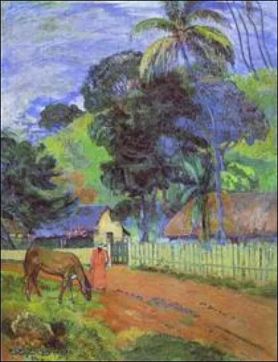 Qui a peint "Paysage" ?