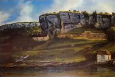 Qui a peint "Paysage de la région d'Ornans" ?