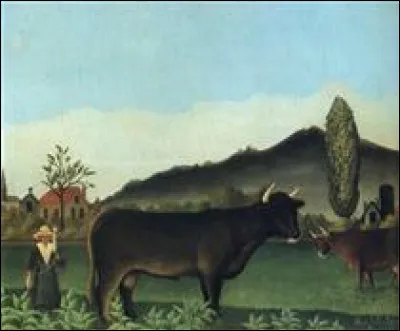Qui a peint "Paysage avec vache" ?
