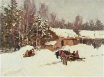 Qui a peint "Paysage d'hiver" ?