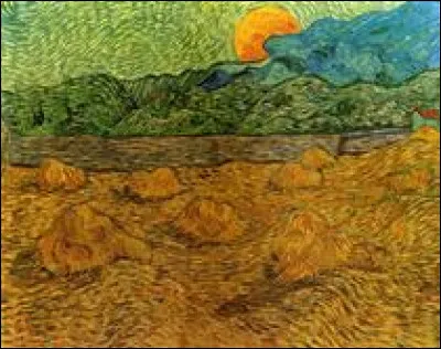 Qui a peint "Paysage du soir avec la lune montante" ?