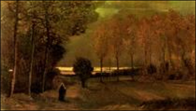 Qui a peint "Paysage d'automne au crépuscule" ?