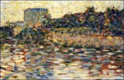 Qui a peint "Courbevoie, paysage avec tourelle" ?