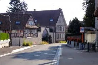 Ancienne commune Bas-Rhinoise, Kleinfrankenheim se situe en région ...