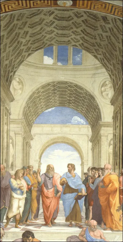 Concernant ce fragment de tableau, le personnage central en rouge, le nom de l'oeuvre, le peintre et la technique, il s'agit :