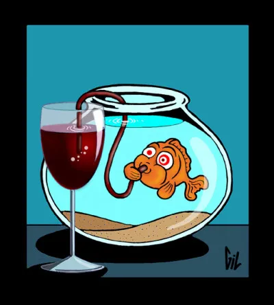 Qui a dit ? Poisson rouge : animal de compagnie qui, par rapport au chat, présente l'avantage de moins s'acharner sur les rideaux du salon !