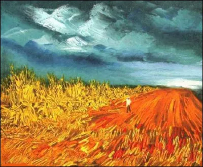 On finit avec "La Moisson" de l'artiste :