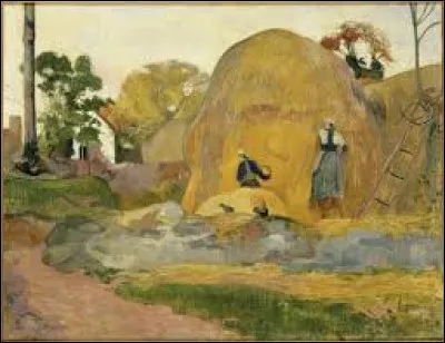 Qui est le peintre des "Meules jaunes" ?