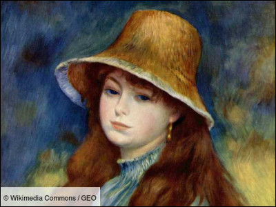 Qui a peint "La Fille au chapeau de paille" ?