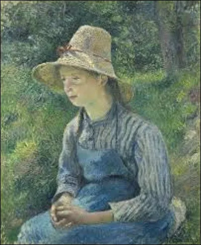 Qui est le peintre de "La Jeune Paysanne au chapeau de paille" ?