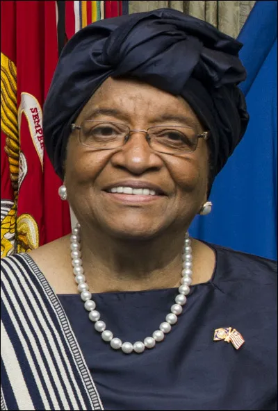 En Afrique, la première femme élue démocratiquement, Ellen Johnson Sirleaf, est présidente :