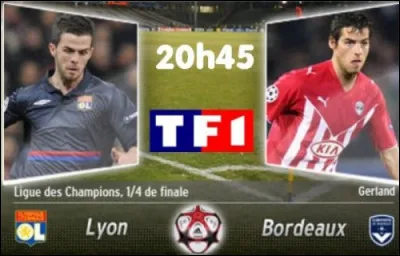 Lyon-Bordeaux fut la seule rencontre opposant 2 clubs français en phase éliminatoire de LDC. Quel était le score cumulé ?
