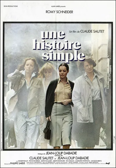 Lequel de ces acteurs jouait avec Romy Schneider dans le film "Une Histoire simple" ?