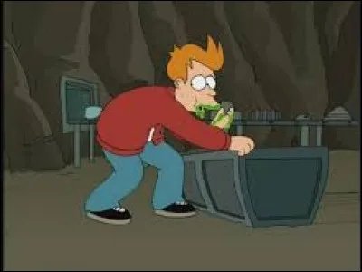 Dans un épisode, à quelle boisson Slurm Fry est-il accro ?