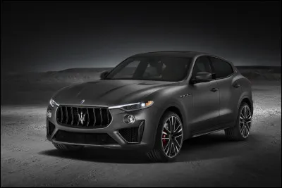 Voici maintenant un SUV (ou VUS) de la marque italienne Maserati. Moins puissant que la Bentley précédente, il dispose d'un moteur V6 ou V8. Le prix est aussi divisé par 2,5... ce qui fait quand même 76 000 euros :