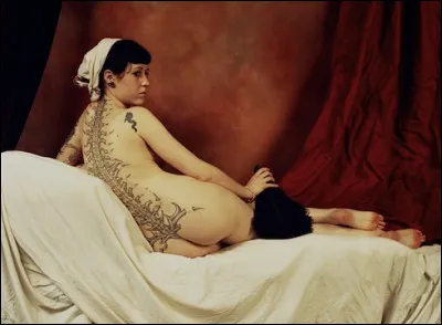 Quelle peinture de Jean-Auguste-Dominique Ingres est-elle &eacute;voqu&eacute;e ici ?