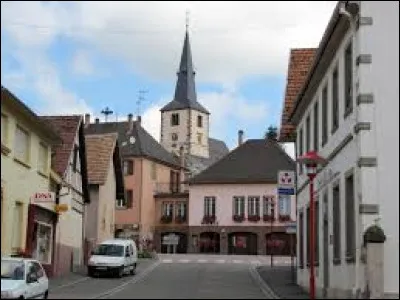 Ville Bas-Rhinoise, Berstett se situe dans l'ancienne région ...