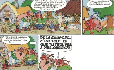 Complétez la 6e case de cette planche, d'une répartie qui démontre sans équivoque tout le pragmatisme du chef gaulois...