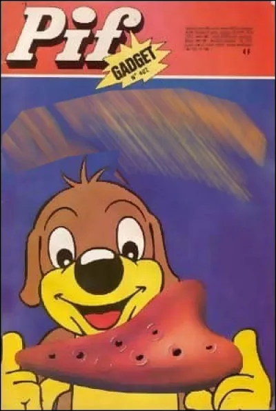 Quel jour "Pif Gadget" illustre-t-il l'Humanité ?