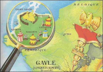 Chaque BD d'Astérix commence par ces mots "Nous sommes en 50 avant Jésus-Christ. Toute la Gaule est occupée par les Romains... Toute ? Non ! Car un village peuplé d'irréductibles Gaulois résiste à l'envahisseur. Et la vie n'est pas facile pour les garnisons de légionnaires romains des camps retranchés de ......" Quelles sont ces garnisons romaines qui entourent le village gaulois ?
