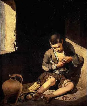 De quelle nationalit est le peintre du 'Jeune Mendiant' ?