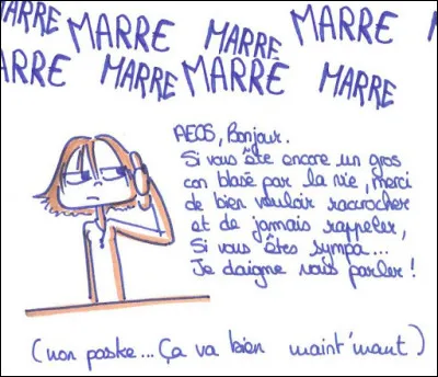 Le mardi, nous avons hâte d'être au ____________.