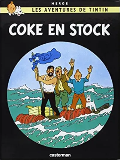 Comment s'appelle le nouveau personnage sur la couverture de "Coke en Stock" ?