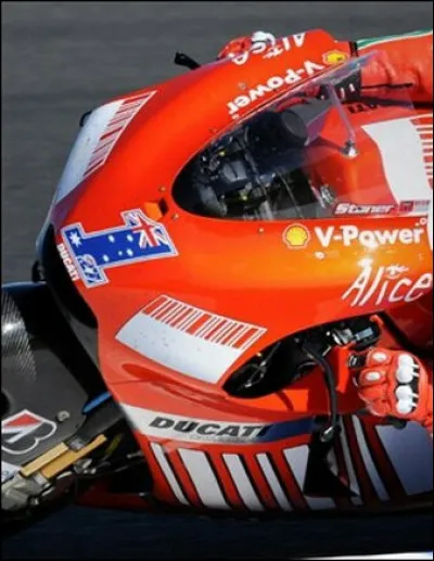Qui est le pilote champion du monde avec Ducati en catégorie reine ?