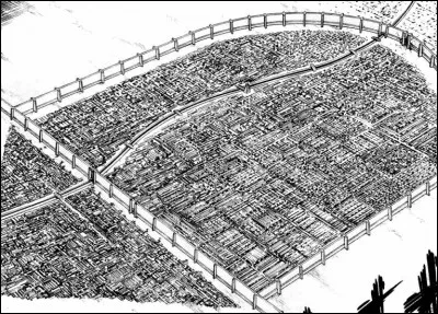 Comment le district au nord du mur rose s'appelle-t-il ?