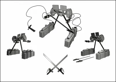 Quelle longueur les lames de l'équipement tridimensionnel font-elles ?