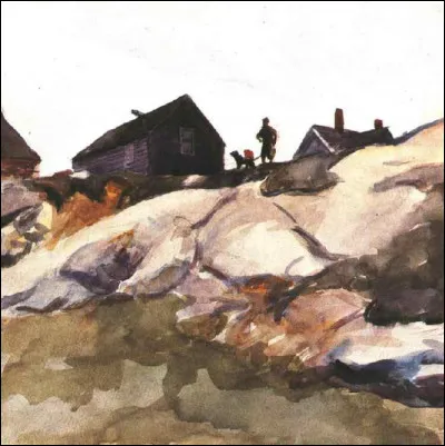 Qui a peint "Les Rochers au Fort Gloucester" ?