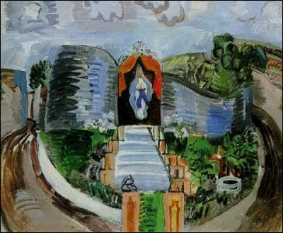 Qui a représenbté "La Vierge au rocher" ?