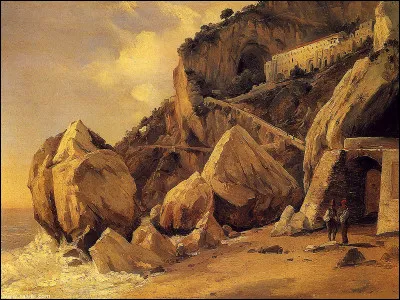 Qui a peint "Les Rochers" ?