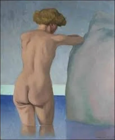 Qui a peint "Nu au rocher" ?