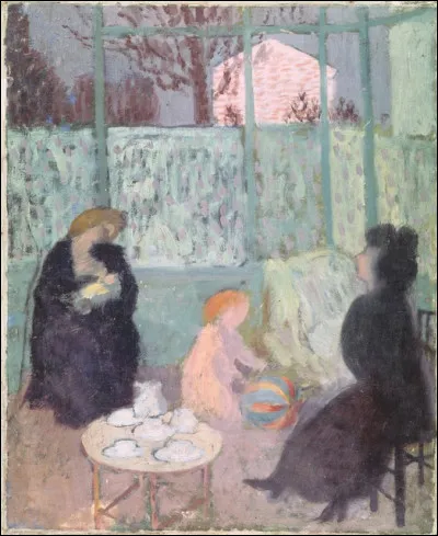 Qui a peint "Le Ballon dans la véranda" ?