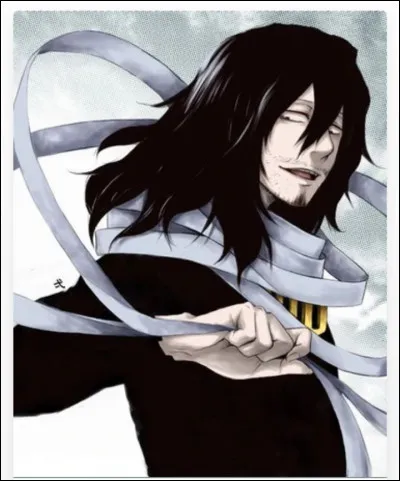 De quelle couleur est le sac de couchage de Mr. Aizawa ?