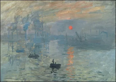 Qui est l'auteur de ce tableau impressionniste ''Impression, soleil levant''